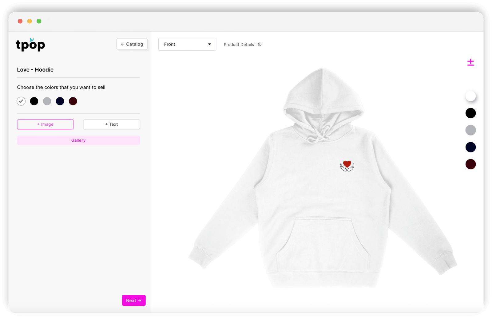 Simple print on demand.