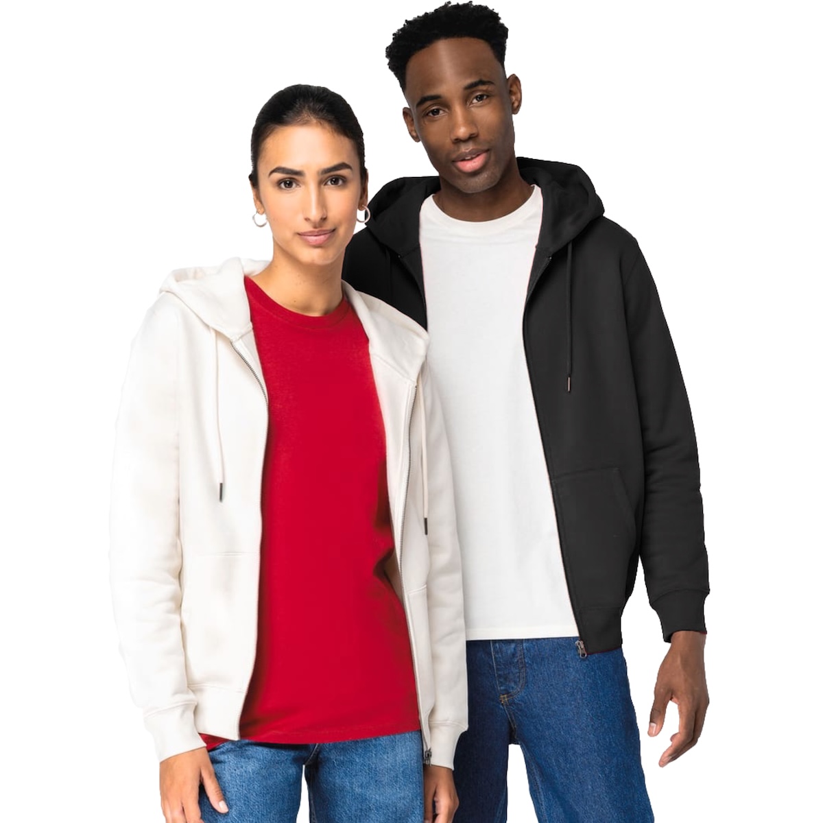 Bild hoodie-unisex-zip