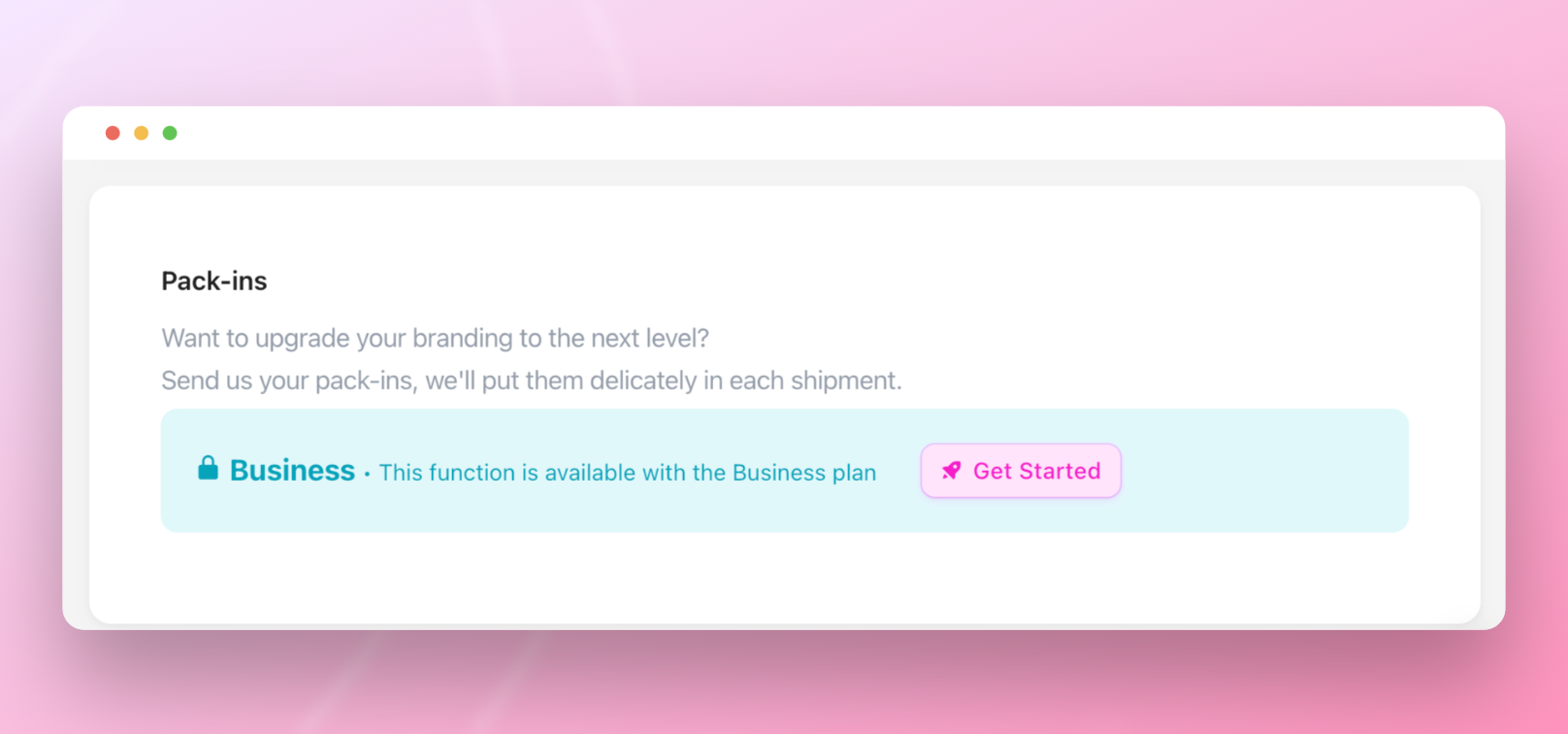 Paketbeilagen in Print on demand